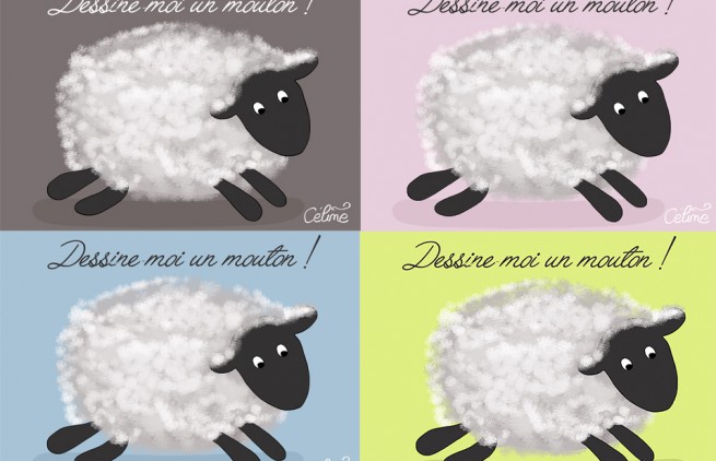 affiches gratuite dessine moi un mouton