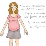 dessin femme enceinte