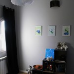 Suspension nuage dans chambre de Noah