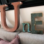 Lettres Vintage Brune